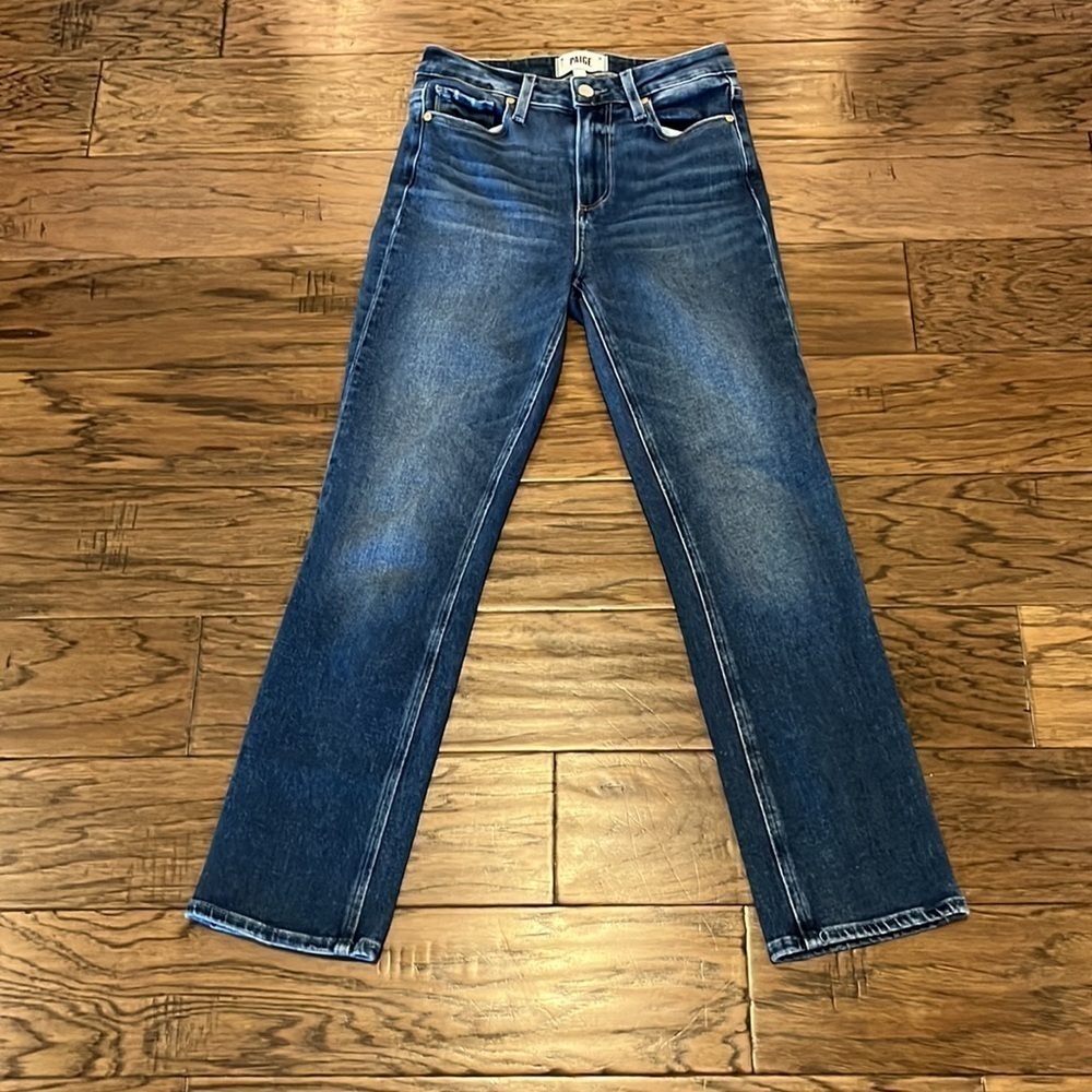 Paige Cindy Crop Mid Rise Size 25